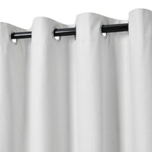 Ainslie Linen-Look Blockout Eyelet Curtains (Set of 2)